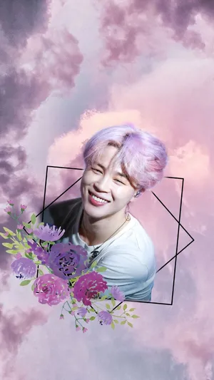 Kpop Star Pastel Clouds Aesthetic Wallpaper