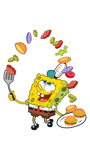 Krabby Patty 508 X 903 Wallpaper Wallpaper