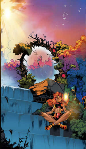 Krakoa Sunset Meditation Wallpaper