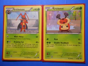 Kricketot And Kricketune Trading Cards Wallpaper