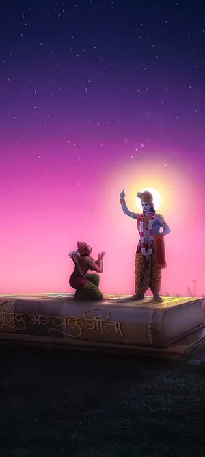 Krishna Iphone Judgement Book Wallpaper