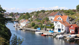 Kristiansand Coastal Idyll Norway Wallpaper