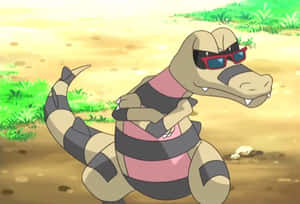 Krokorok Looking At Someone Wallpaper