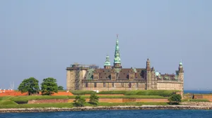 Kronborg Castle Gloomy Sky Wallpaper