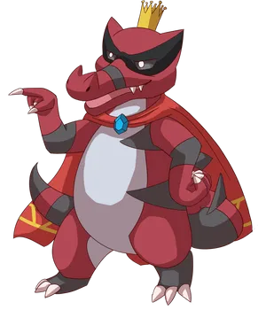 Krookodile Wearing A Crown Wallpaper