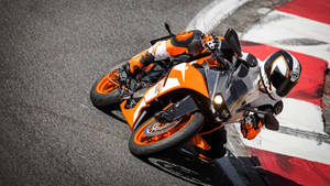 Ktm Duke 390 Sliding Sideways Wallpaper