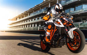 Ktm Duke 390 Stunt Rider Wallpaper