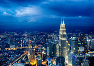 Kuala Lumpur City Evening Malaysia Wallpaper