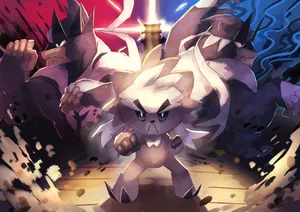 Kubfu With Urshifu In Two Styles Wallpaper