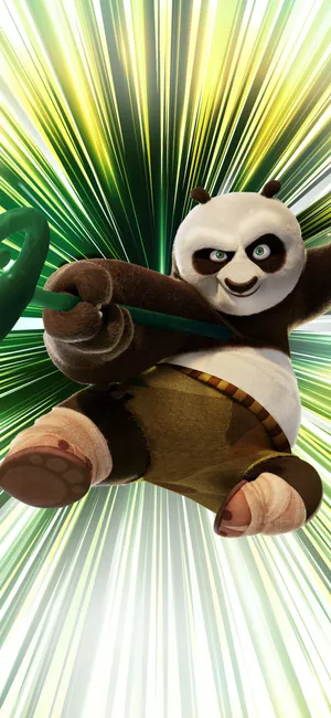 Kung Fu Panda Action Pose Wallpaper