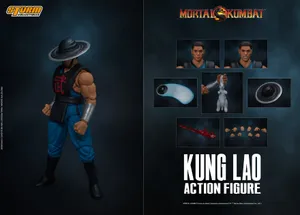 Kung Lao In Mortal Kombat Action Stance Wallpaper
