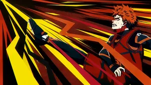 Kunigami Action Scene Wallpaper