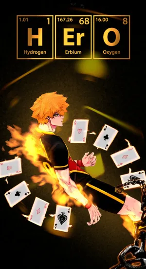 Kunigami Hero Elemental Power Wallpaper