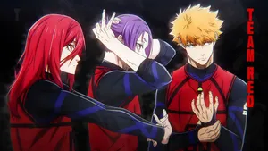 Kunigami Team Red Characters Wallpaper