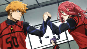 Kunigami Volleyball Team Spirit Wallpaper