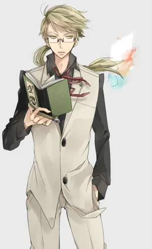 Kunikida Doppo Reflects In Deep Thought Wallpaper