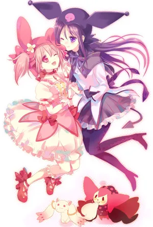 Kuromi And My Melody Best Friends Forever Wallpaper