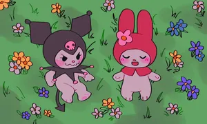 Kuromi And My Melody - Best Friends Forever Wallpaper