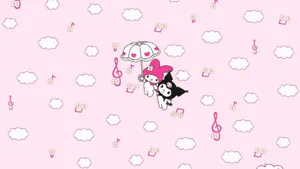 Kuromi And My Melody - Best Friends Forever Wallpaper