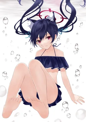 Kuromi Anime Girl Bubble Backdrop Wallpaper