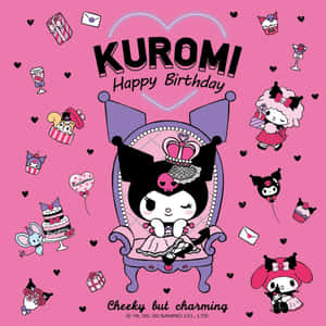 Kuromi Birthday Celebration Wallpaper Wallpaper