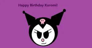 Kuromi Birthday Celebration Wallpaper