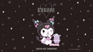 Kuromi Cheeky But Charming Wallpaper Wallpaper