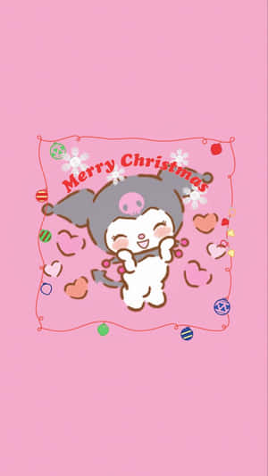 Kuromi_ Christmas_ Celebration Wallpaper