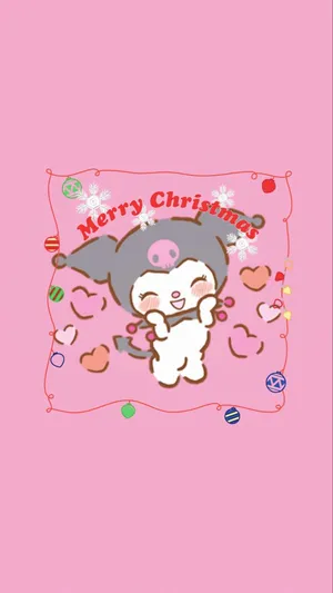 Kuromi_ Christmas_ Celebration Wallpaper