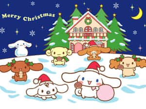 Kuromi_ Christmas_ Celebration_ Animated Wallpaper