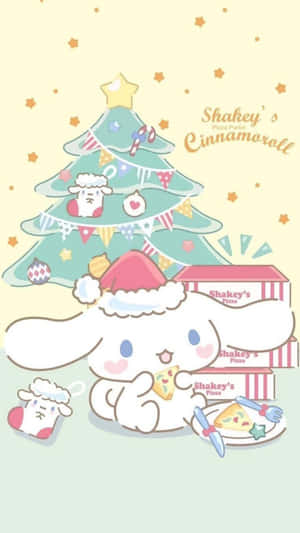 Kuromi_ Christmas_ Celebration Wallpaper