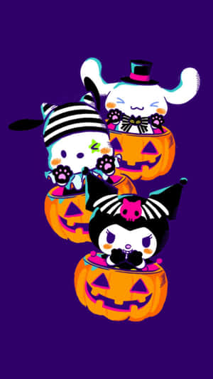 #=#kuromi Halloween Spooky Adventures Wallpaper