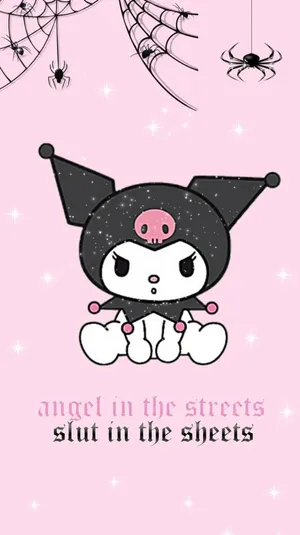 Kuromi Iphone Streets Spiders Wallpaper