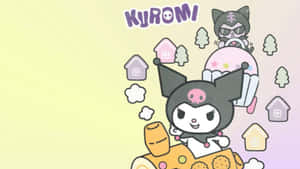 Kuromi Kawaii, A Cute And Mischievous Bunny Character Wallpaper