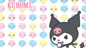 Kuromi Pattern Wallpaper Wallpaper