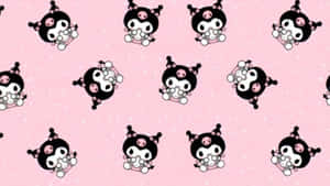 Kuromi Pattern Wallpaper Wallpaper