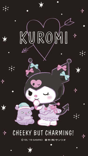 Kuromi Pattern Wallpaper Wallpaper