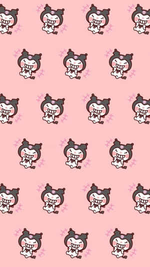 Kuromi Pattern Wallpaper Wallpaper