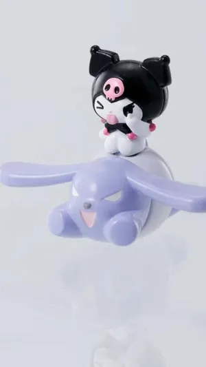 Kuromi Riding Espeon Figure Wallpaper