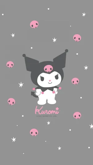 Kuromi's Spooky Halloween Party Wallpaper