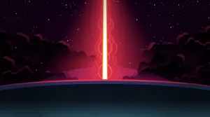 Kurzgesagt Laser Wallpaper