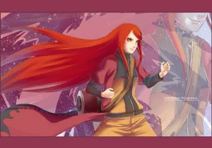 Kushina Uzumaki, A Powerful Konoha Ninja Wallpaper