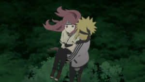 Kushina Uzumaki Dressed In Her Traditional Japanese Clothing Wallpaper