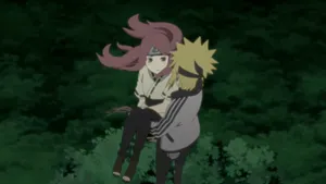 Kushina Uzumaki Dressed In Her Traditional Japanese Clothing Wallpaper