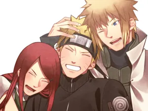 Kushina Uzumaki Stands Tall Despite The Enemies Of Konoha Wallpaper