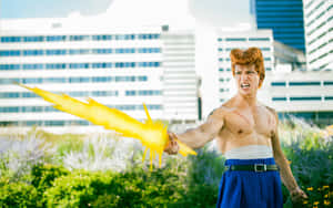 Kuwabara Cosplay Energy Sword Wallpaper