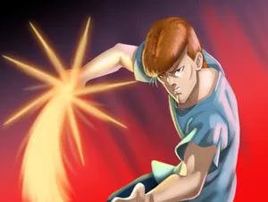 Kuwabara Power Energy Blast Wallpaper