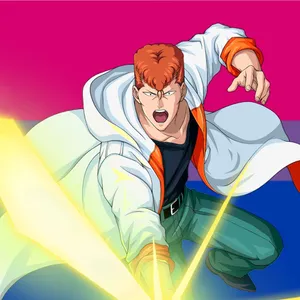 Kuwabara Power Up Anime Scene Wallpaper