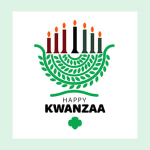 Kwanzaa Celebration With Colorful Candles And Fruits. Wallpaper