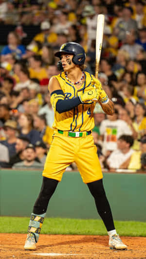 Kyle Jackson At Bat Wallpaper